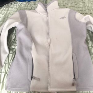 Grey north face jacket